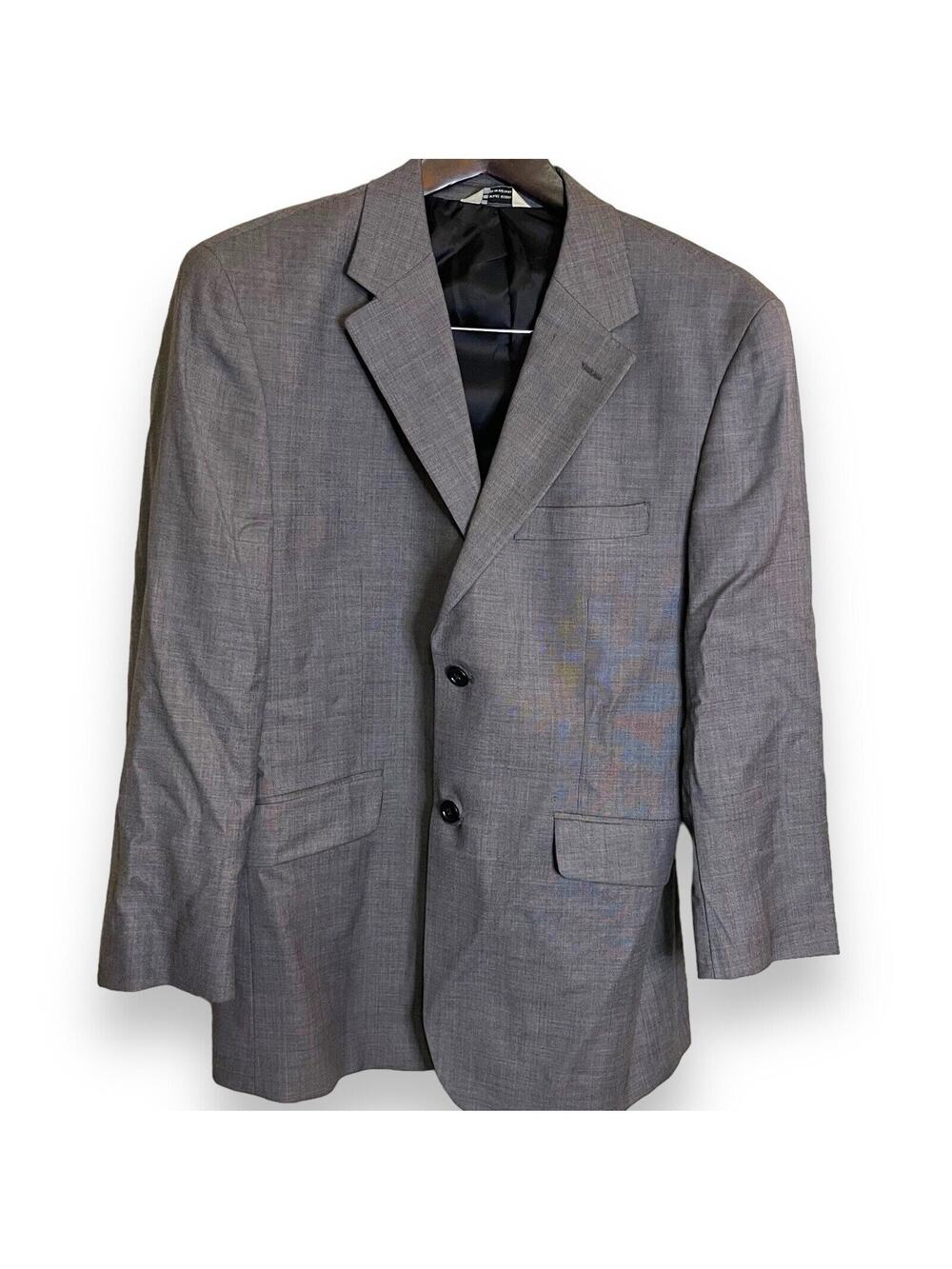 Wilke-Rodriguez Blazer Jacket Sports Coat Men's 42 Gray 100% Wool Pockets Suit